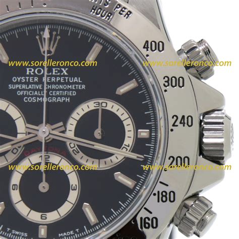 daytona acciaio quadrante nero prezzo|Acquista Rolex Daytona Zenith 16520 .